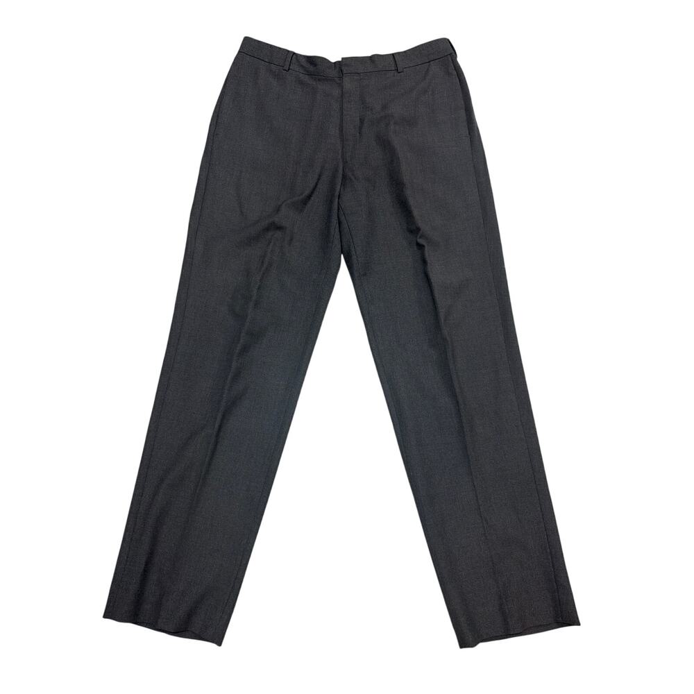 Banana Republic 92% Gray Wool Dress Pants 34W 32L Classic Fit corpcore office